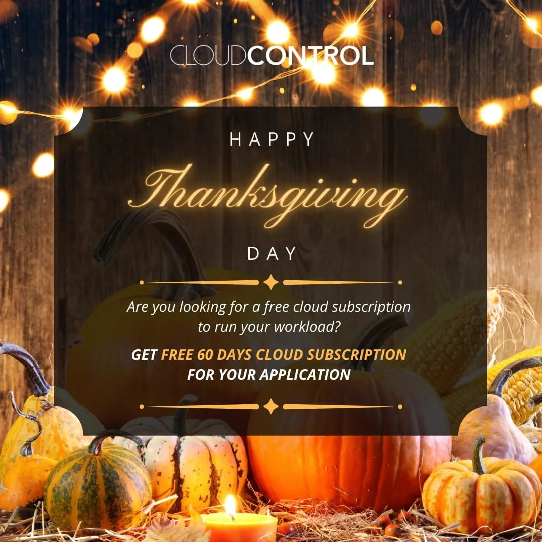 Thanksgiving Celebration Offer
