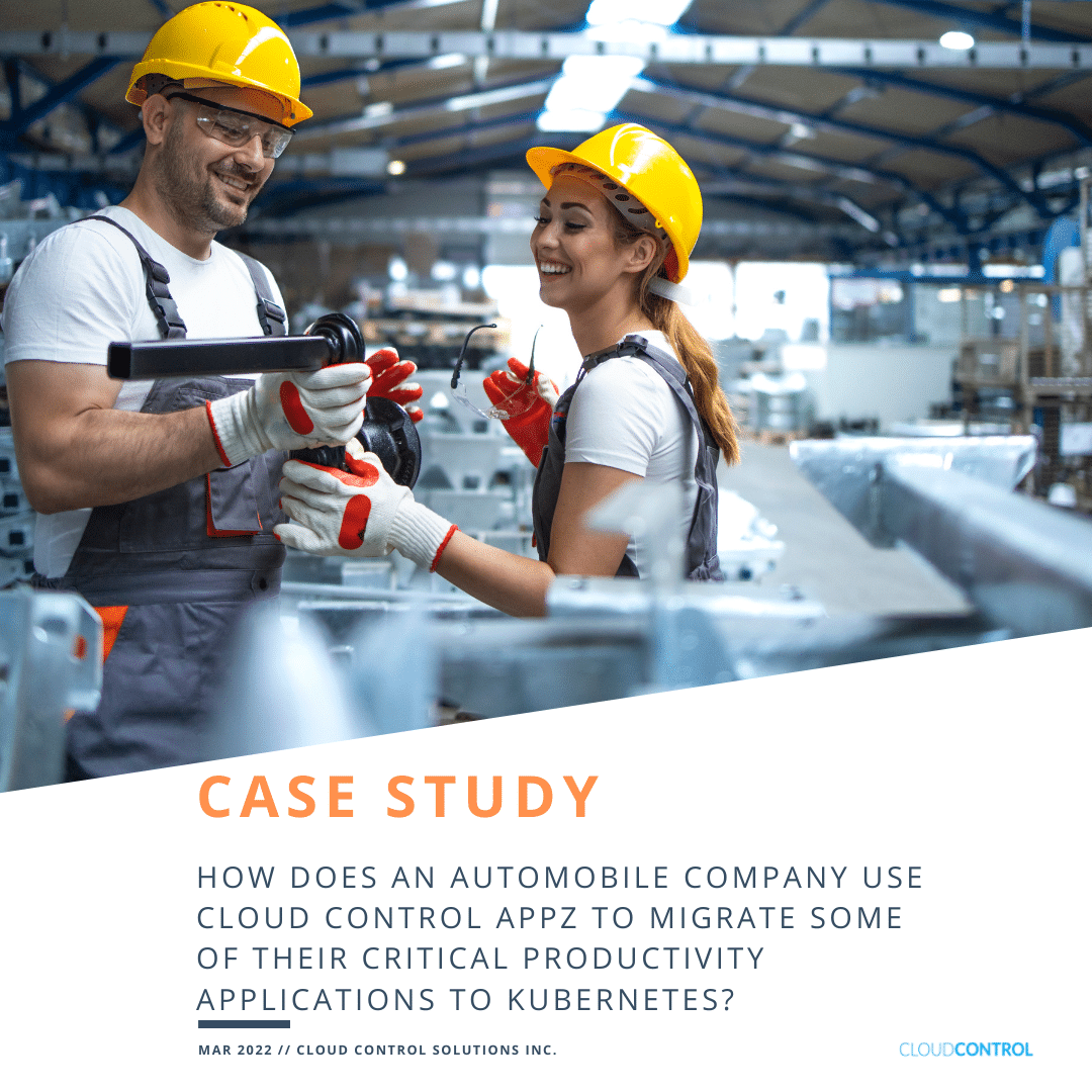 CloudControl Solutions’ AppZ for Automobile Company