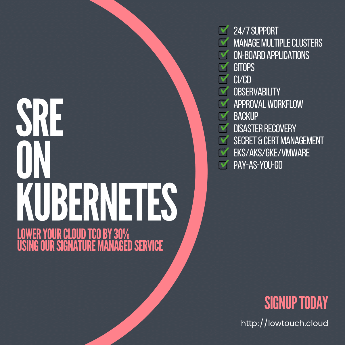 SRE ON KUBERNETES