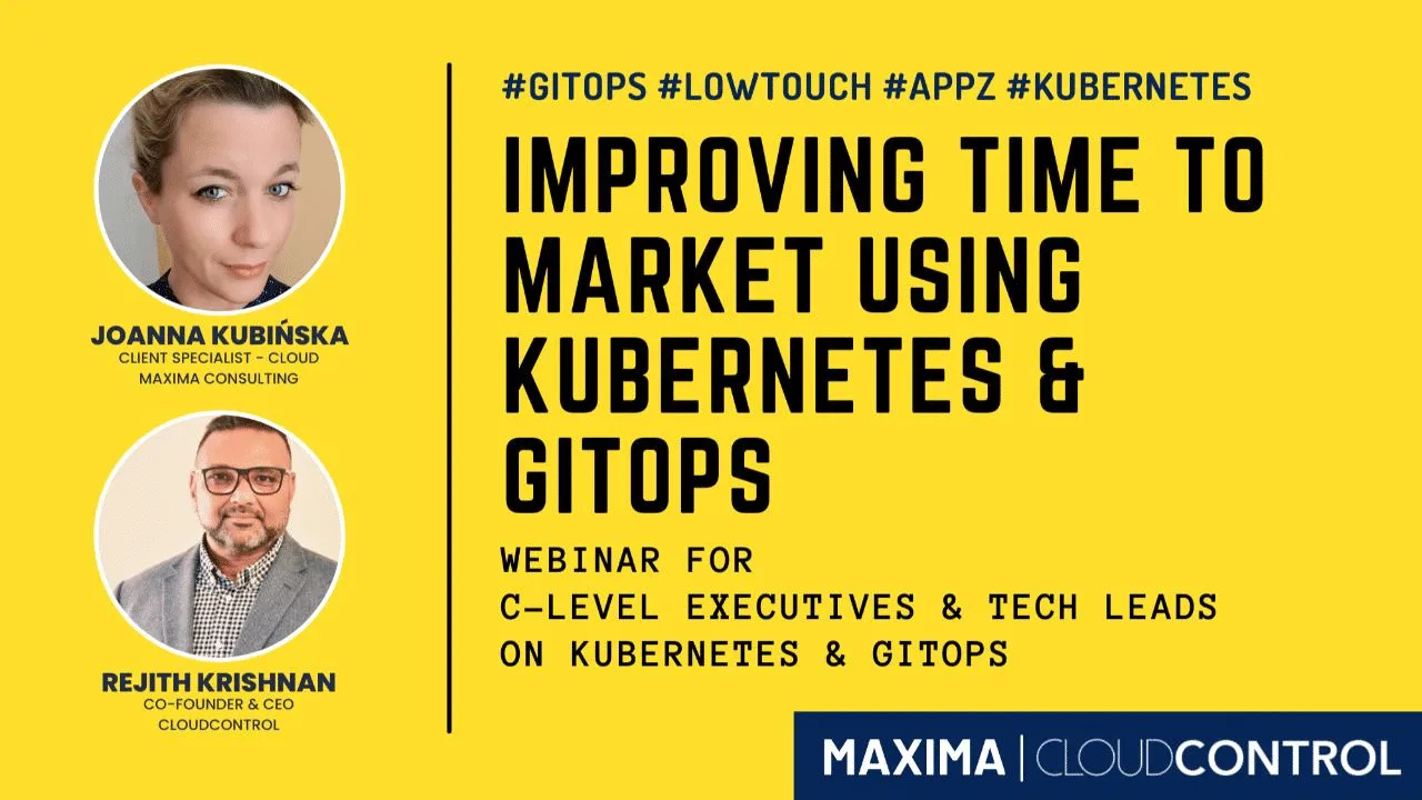 Improving Time to Market Using Kubernetes and GitOps