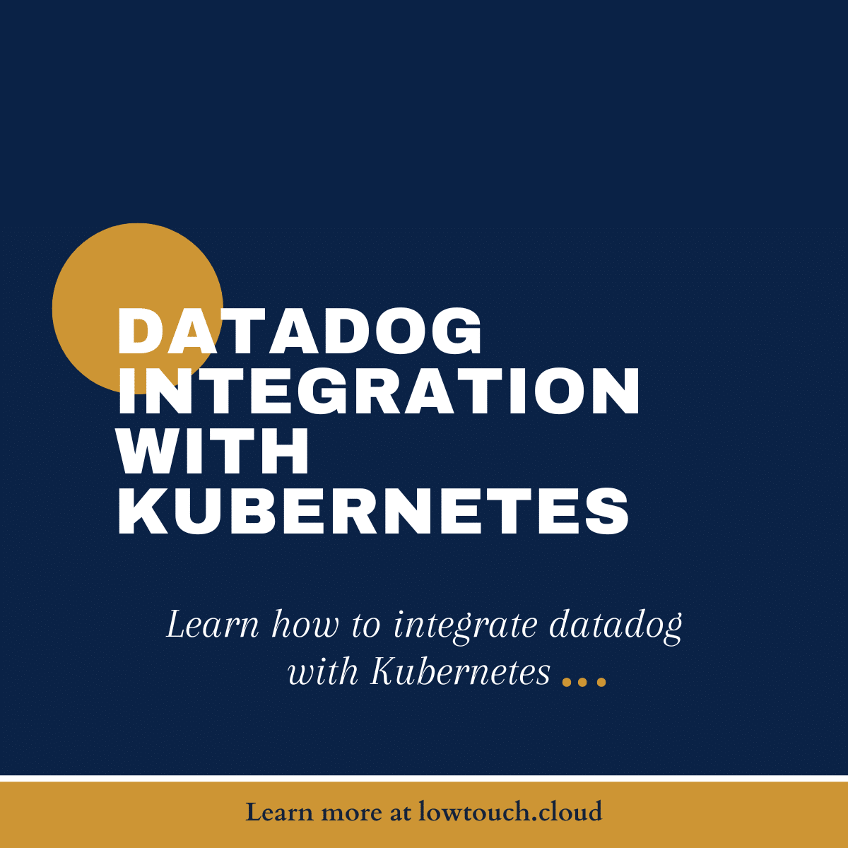 Datadog Integration with kubernetes