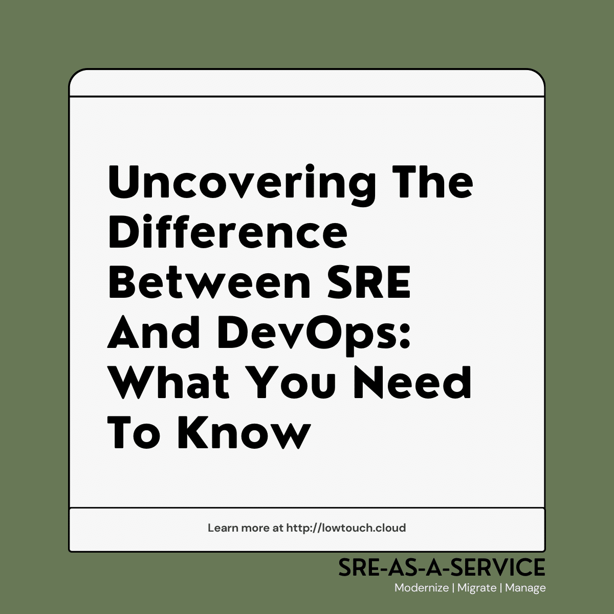 Uncovering the difference between SRE and DevOps: What you need to know.